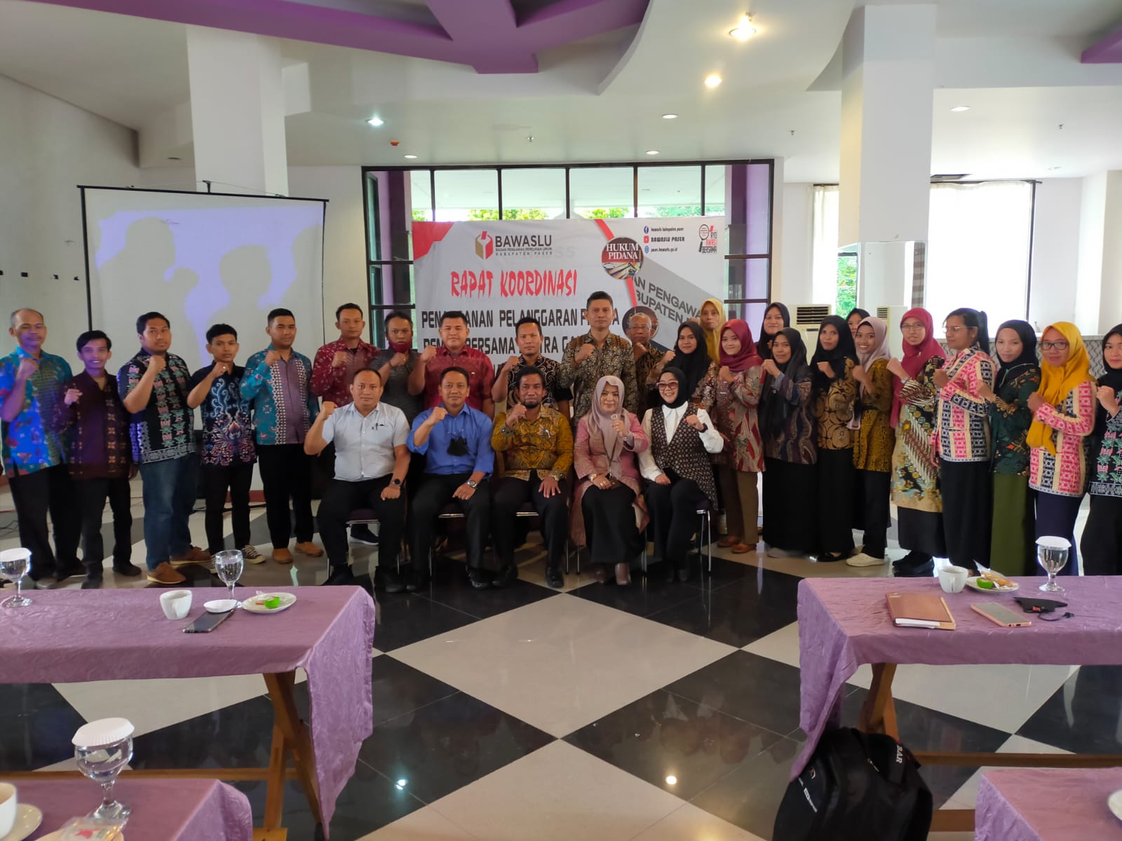 Koordinasi Penanganan Pelanggaran Pidana Pemilu Bersama Sentra Gakkumdu dalam Tahapan Pemilu Serentak Tahun 2024.